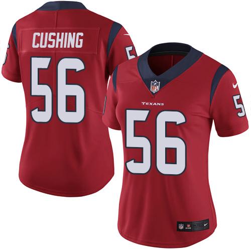 Nike Texans #56 Brian Cushing Red Alternate Women's Stitched NFL Vapor Untouchable Limited Jersey